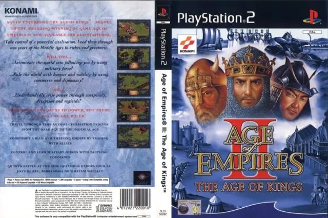 Age of Empires II - The Age of Kings PS2 cover