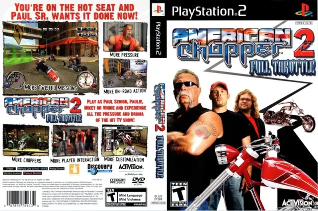 American Chopper 2 - Full Throttle PS2 cover
