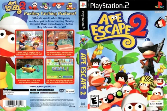 Ape Escape 2 PS2 cover