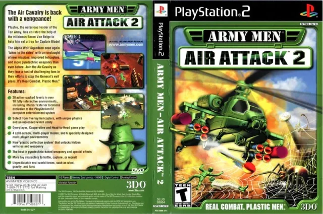 Army Men - Air Attack 2 PS2 cover