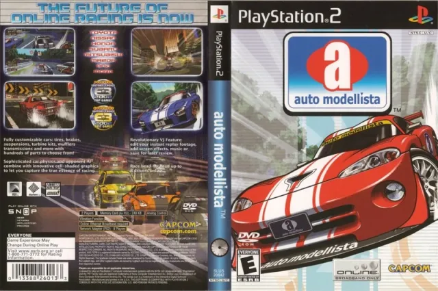 Auto Modellista PS2 cover