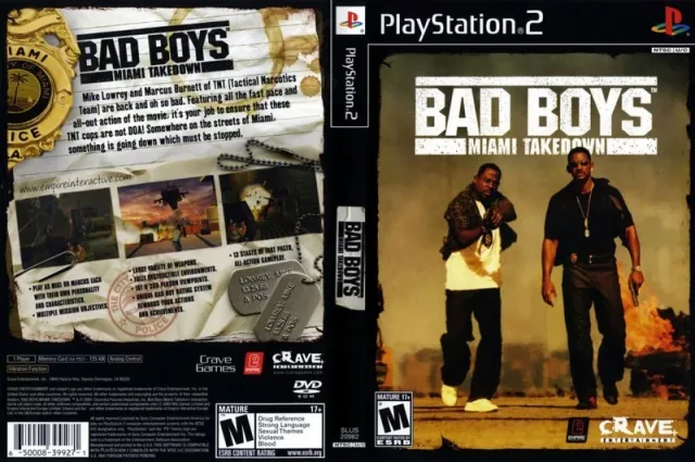 Bad Boys - Miami Takedown PS2 cover