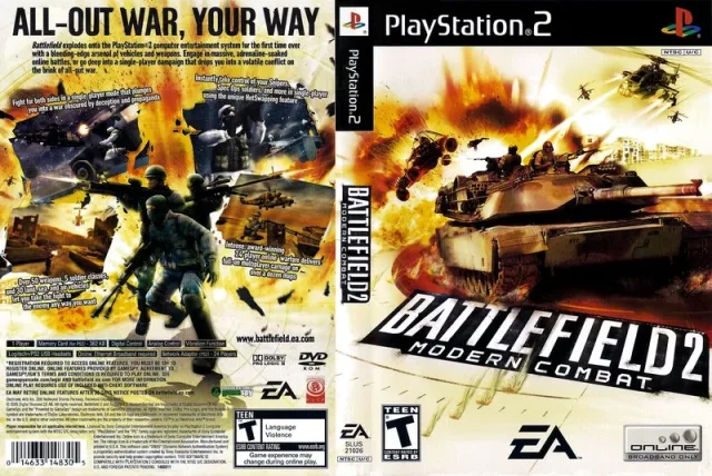 Battlefield 2 - Modern Combat PS2 cover