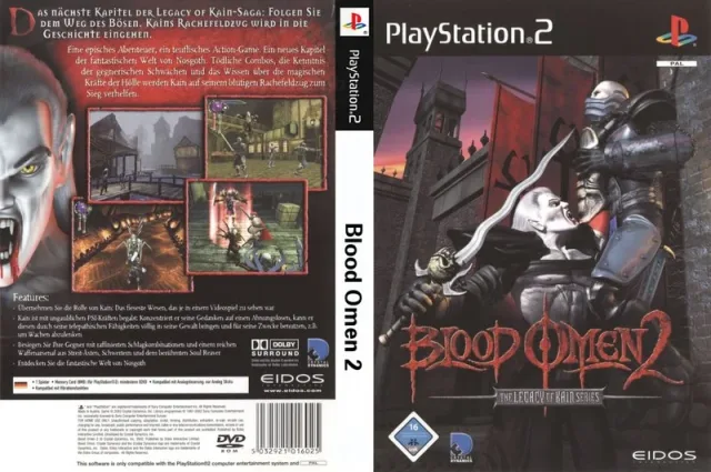 Blood Omen 2 - The Legacy of Kain Series PS2 cover