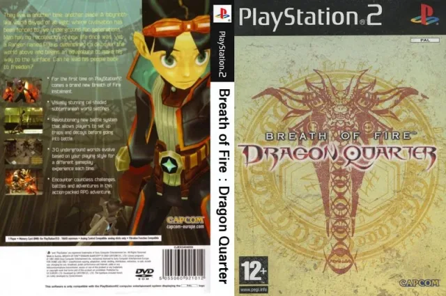 Breath of Fire - Dragon Quarter PS2 cover