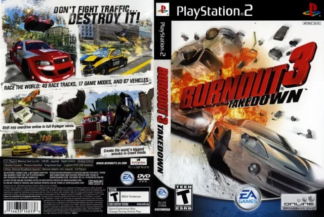 Burnout 3 - Takedown PS2 cover