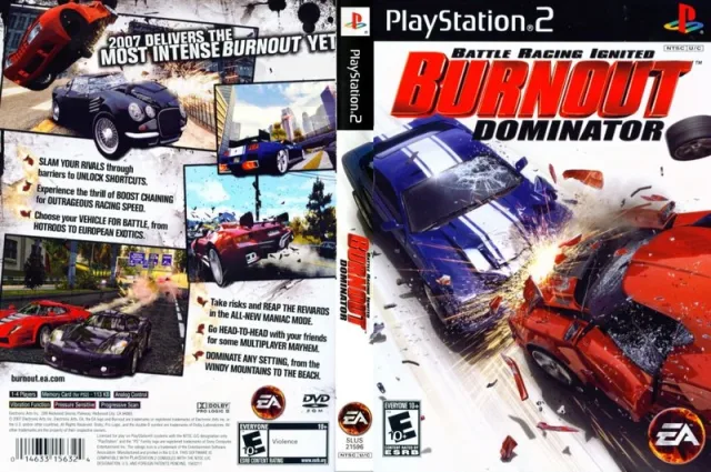 Burnout Dominator PS2 cover