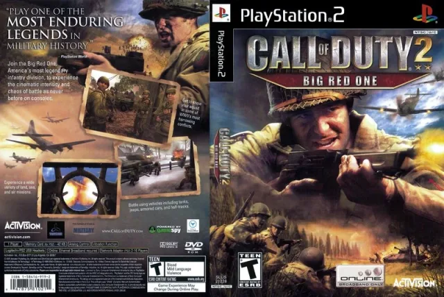 Call of Duty 2 - Big Red One PS2 cover