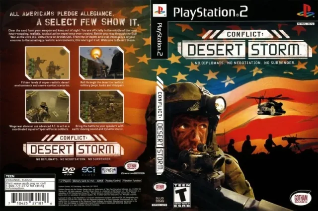 Conflict - Desert Storm PS2 cover