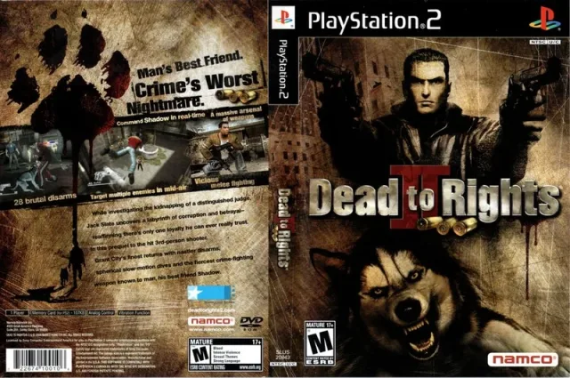 Dead to Rights II PS2 cover