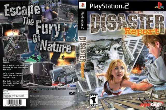 Disaster Report PS2 cover