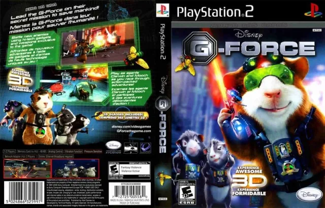 Disney G-Force PS2 cover