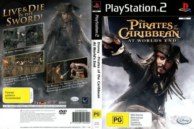 Disney Pirates of the Caribbean - At World's End PS2 cover