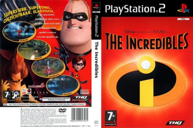 Disney-Pixar The Incredibles PS2 cover