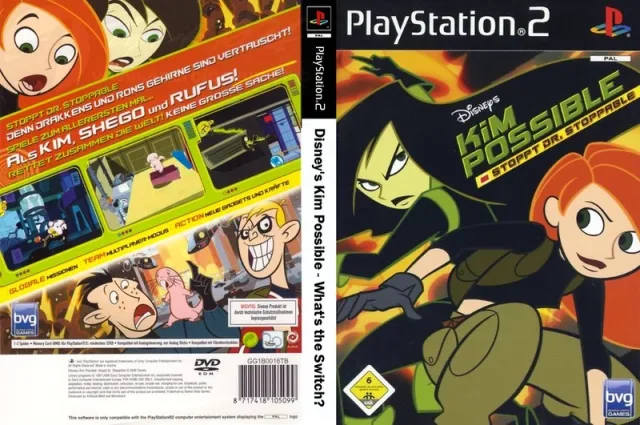 Disney's Kim Possible - What's the Switch PS2 cover
