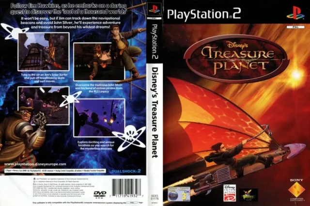 Disney's Treasure Planet PS2 cover