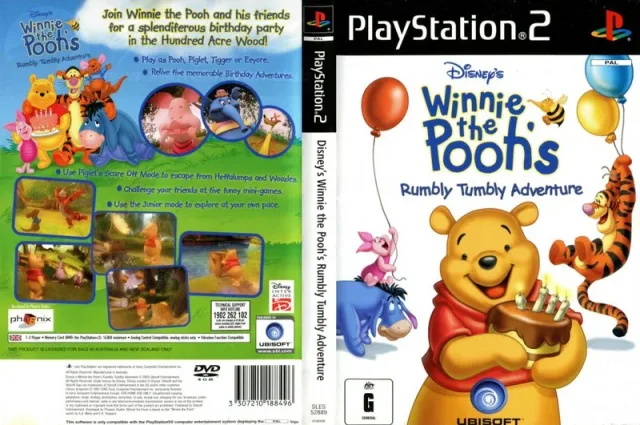 Disney's Winnie the Pooh's Rumbly Tumbly Adventure PS2 cover