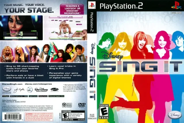 Disney Sing It - Pop Hits PS2 cover