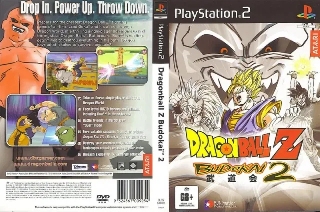 Dragon Ball Z - Budokai 2 PS2 cover