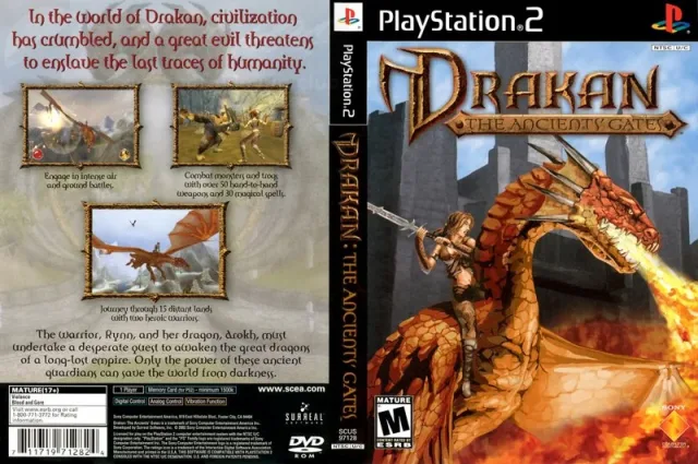 Drakan - The Ancients' Gates PS2 cover