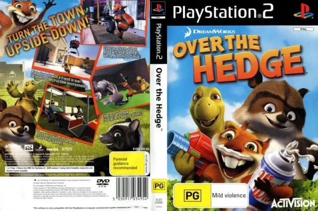 DreamWorks Over the Hedge PS2 cover