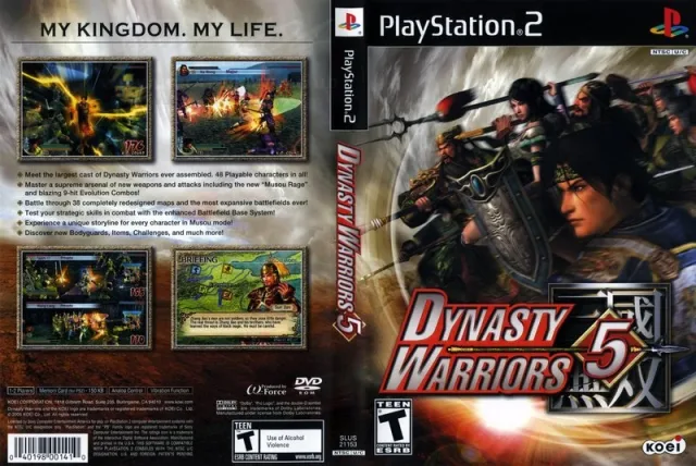 Dynasty Warriors 5 PS2 cover