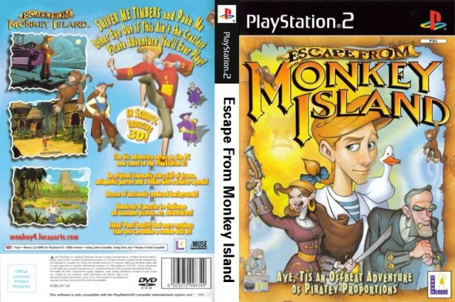 Escape from Monkey Island PS2 cover