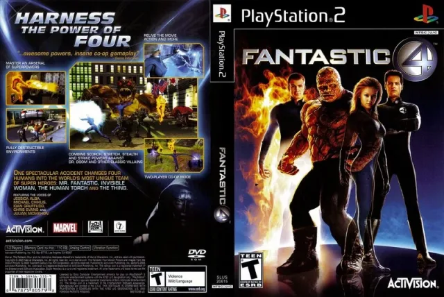 Fantastic 4 PS2 cover
