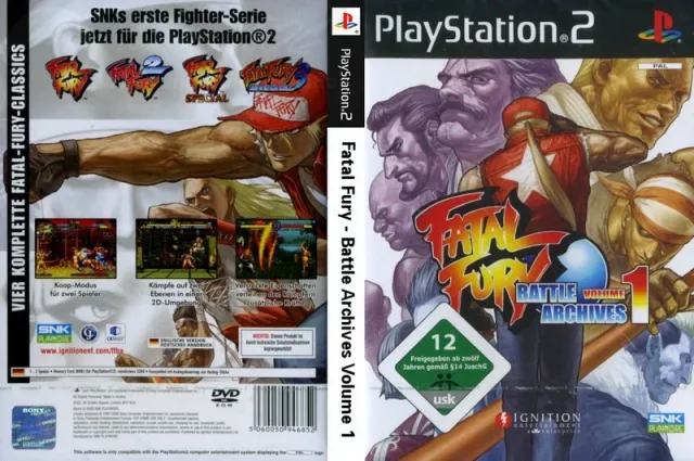 Fatal Fury - Battle Archives Volume 1 PS2 cover