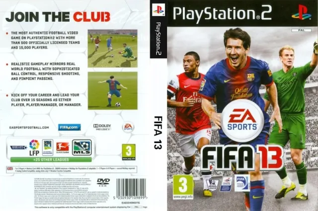 FIFA 13 PS2 cover