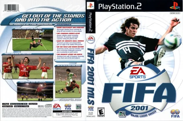 FIFA 2001 PS2 cover