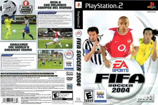FIFA Soccer 2004 PS2 cover