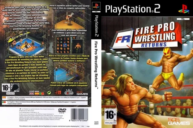 Fire Pro Wrestling Returns PS2 cover