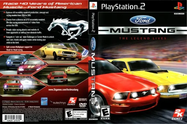 Ford Mustang - The Legend Lives PS2 cover