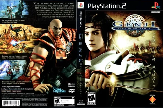 Genji - Dawn of the Samurai PS2 cover