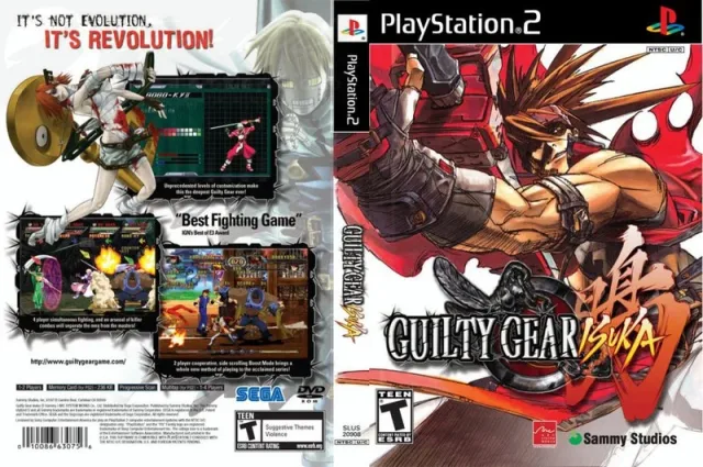 Guilty Gear Isuka PS2 cover