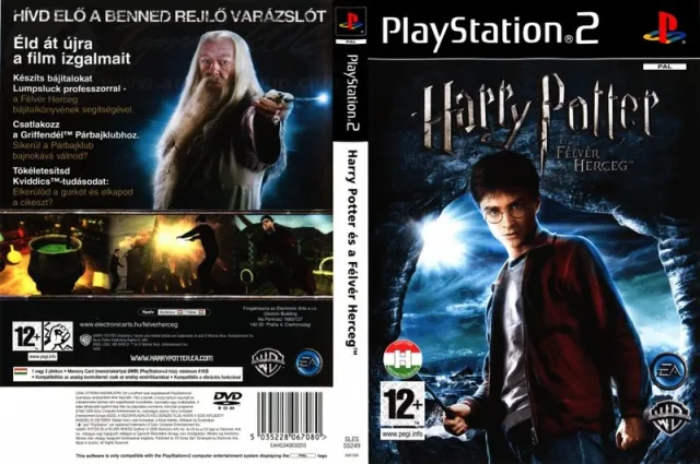 Harry Potter and the Half-Blood Prince PS2 cover
