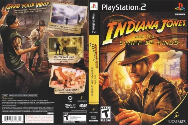 Indiana Jones and the Staff of Kings PS2 cover
