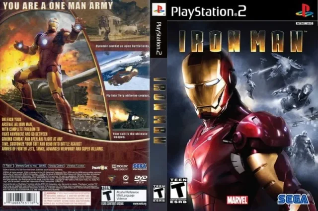 Iron Man PS2 cover