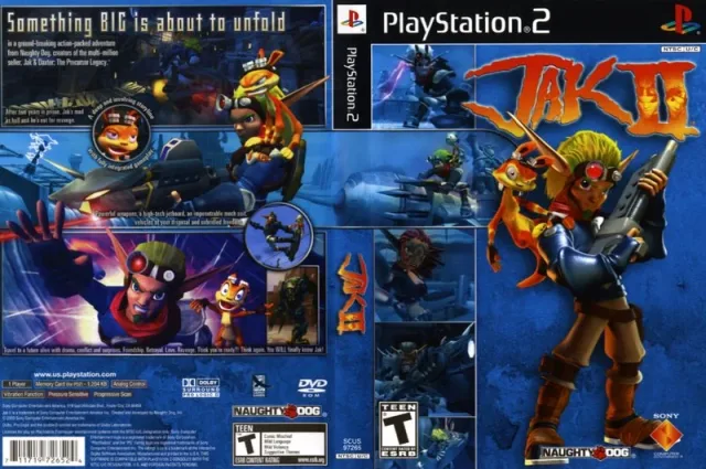 Jak II PS2 cover