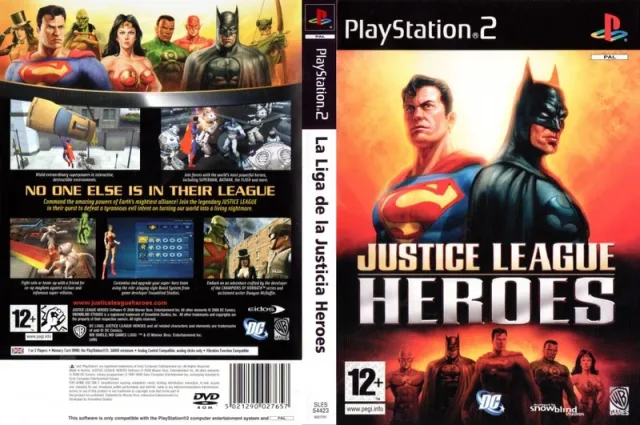 Justice League Heroes PS2 cover