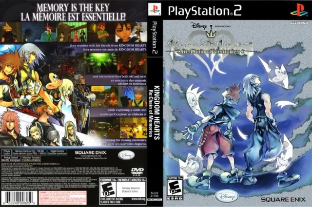 Kingdom Hearts - Re-Chain of Memories PS2 cover