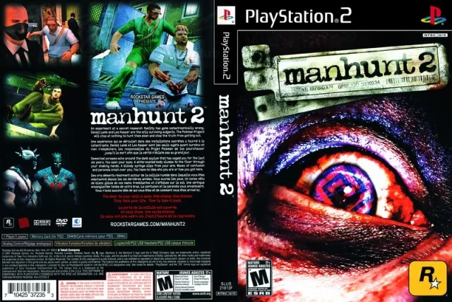 Manhunt 2 PS2 cover