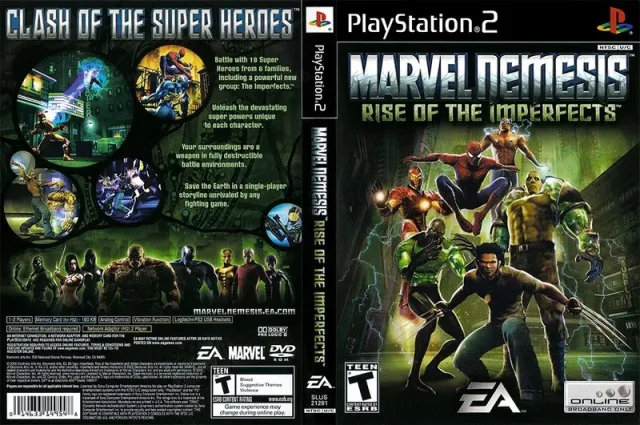 Marvel Nemesis - Rise of the Imperfects PS2 cover