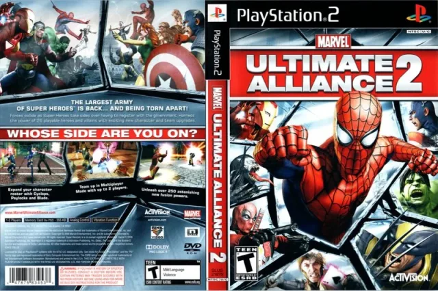 Marvel - Ultimate Alliance 2 PS2 cover