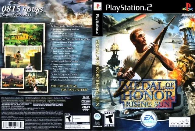 Medal of Honor - Rising Sun PS2 cover