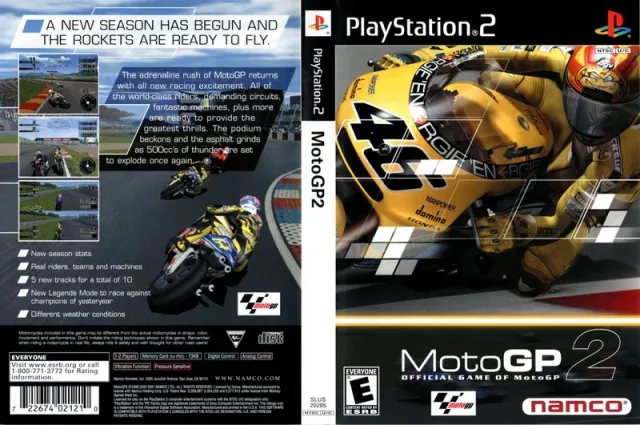 MotoGP 2 PS2 cover