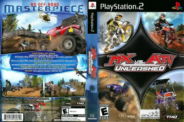 MX vs. ATV Unleashed PS2 cover