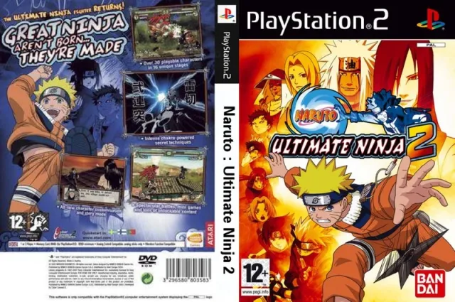 Naruto - Ultimate Ninja 2 PS2 cover