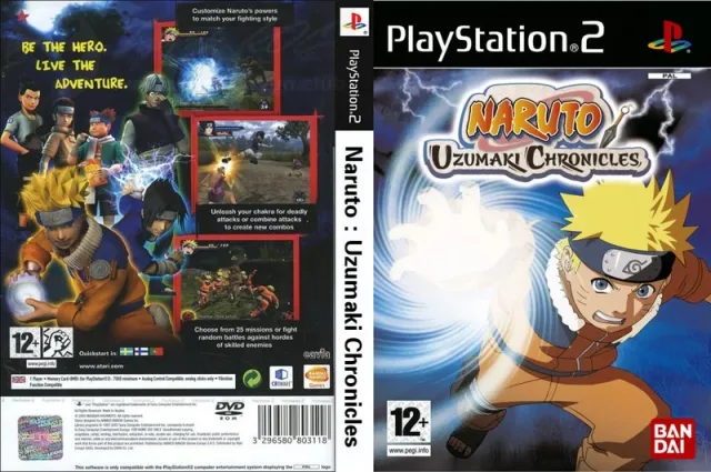 Naruto - Uzumaki Chronicles PS2 cover